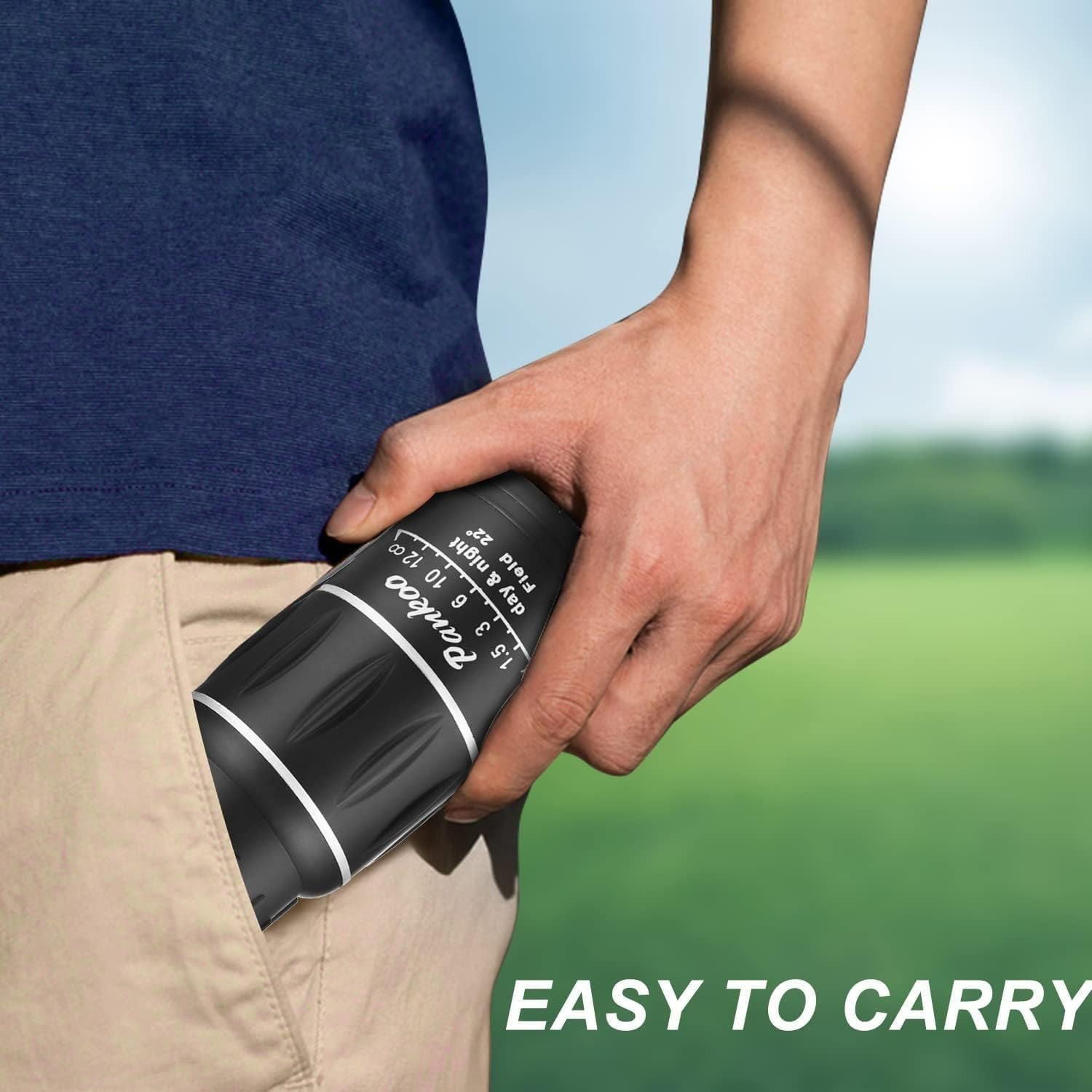 16x52 HD Monocular Telescope Inkiness Compact Outdoor Hiking Bird Watching