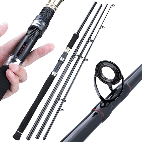 Portable Carbon Fiber Carp Fishing Rod | 4/5 Section Spinning Rod