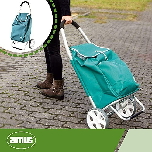 Thermal Shopping Trolley 50L 2 Wheel Lightweight Aluminium Insulated Bag