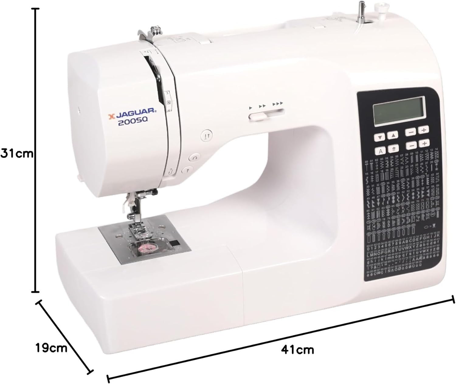 Computerised Sewing Machine 200 Stitches LCD Extension Table Kit