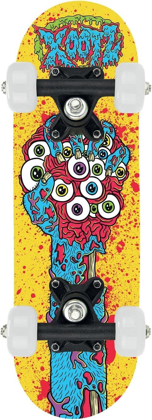 17" Kids Mini Cruiser Skateboard Unicorn Monster Design Beginner Toy