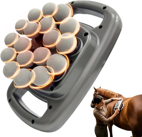 18 Head Deep Tissue Massage Gun Muscle Recovery Dual Heat Red Light Therapy