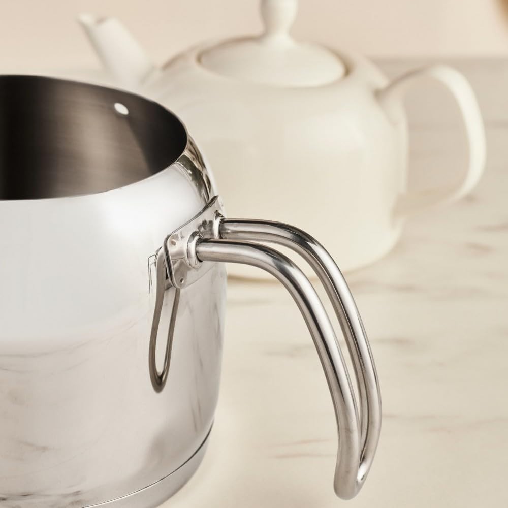 Turkish Tea Maker 3L Porcelain Stainless Steel Teapot Induction Safe