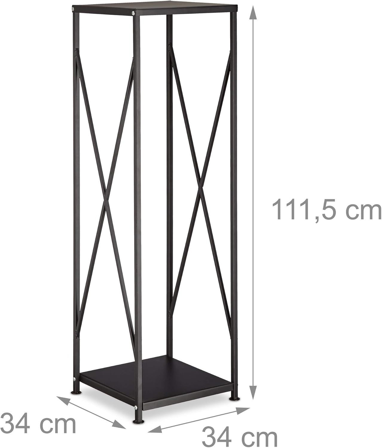 Steel Firewood Rack for Fireplace, Powder-Coated, Durable & Stylish 111x34x34 cm