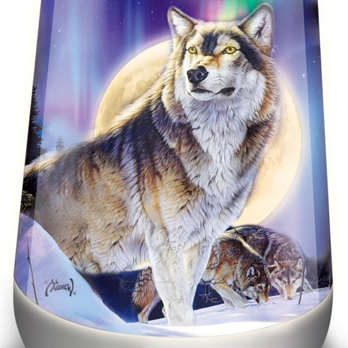 Wolf Sleep Sound Machine Night Light 24 Soothing Sounds Relax Aid