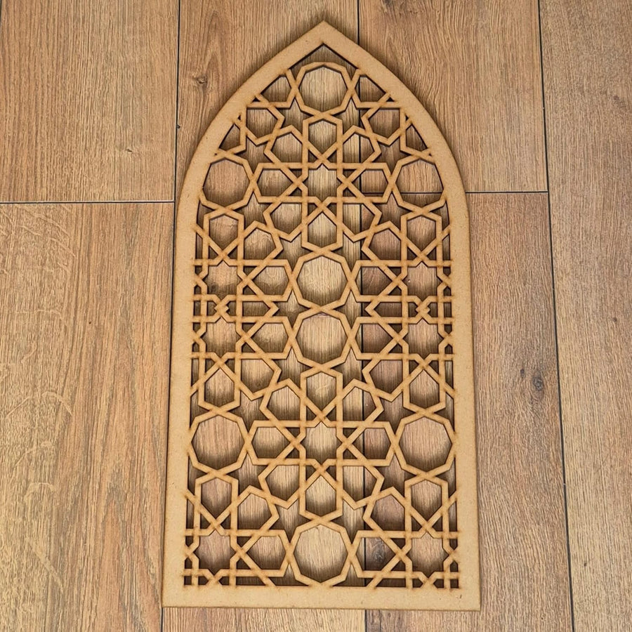 Moroccan Gothic Arch Wall Panel 1200x600mm MDF