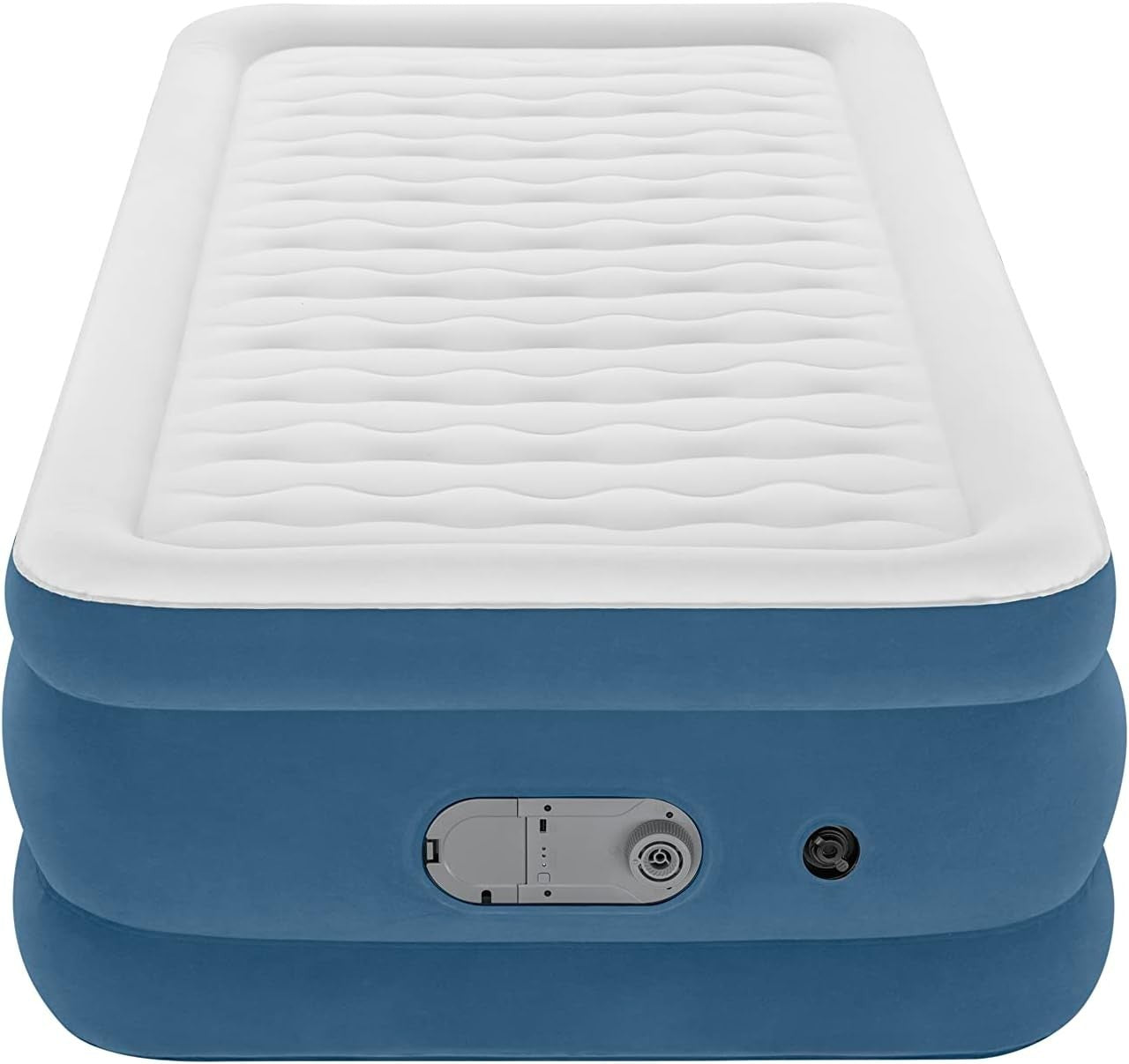 Inflatable Twin Air Mattress with Built-in Pump | 75" x 38" x 18" Comfort Bed