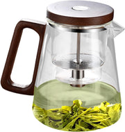 800ml Glass Teapot with Infuser Heat Resistant Spillproof Tea Pot
