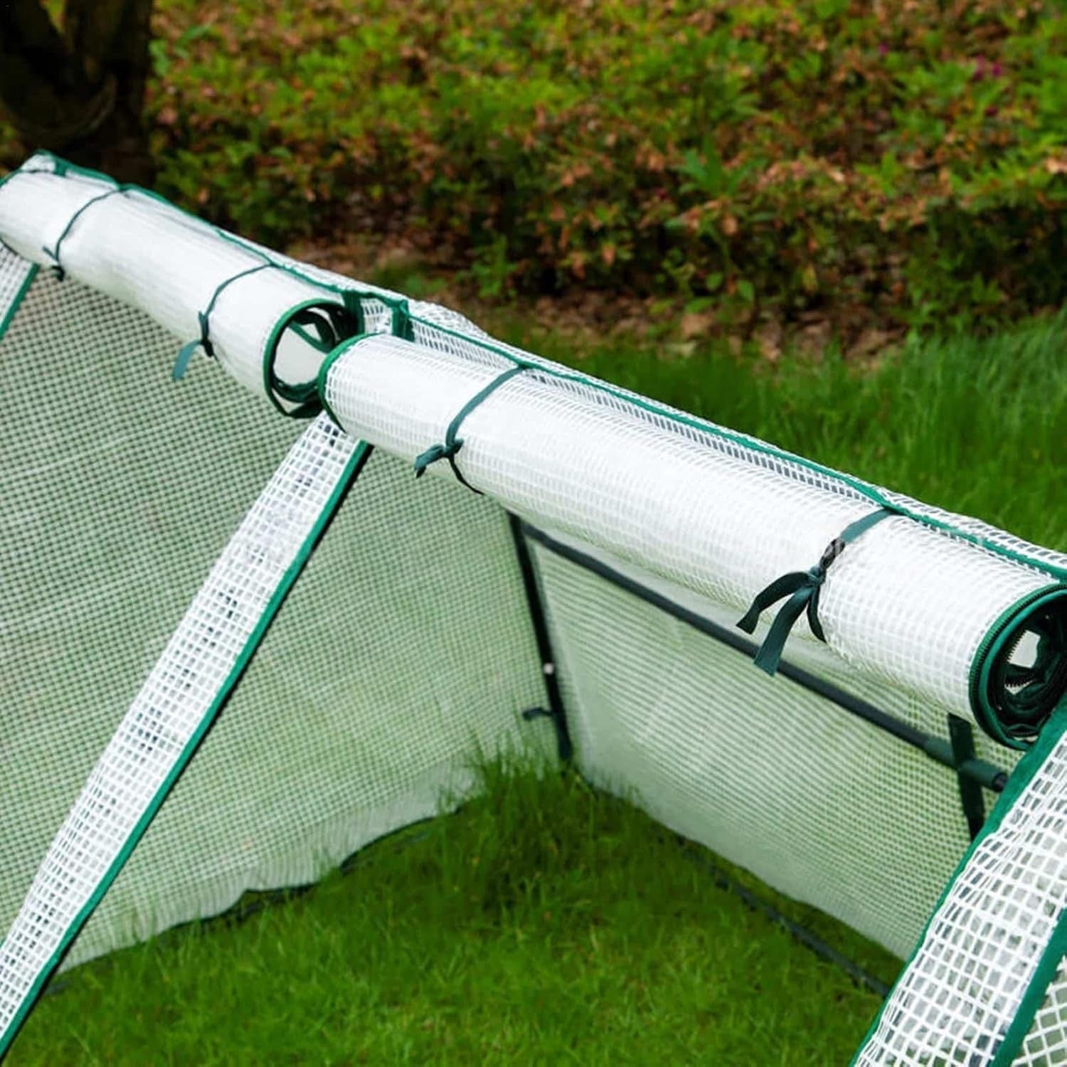 Portable Mini Greenhouse Tunnel | Reinforced PE Cover | Roll-Up Shutters