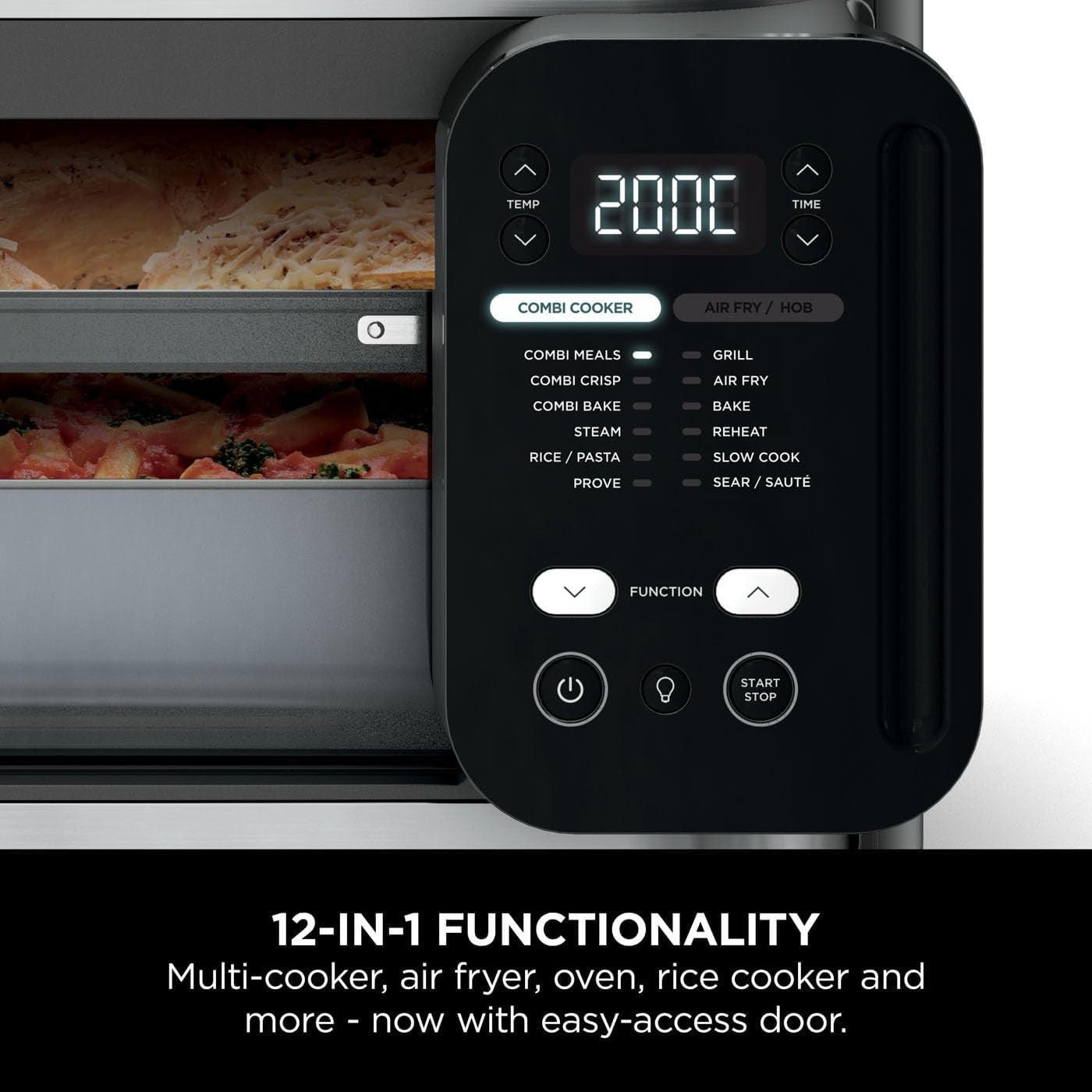 Family Multi-Cooker 12-in-1 Air Fryer Oven | 15-Min Meals | Large 12.5L Capacity
