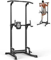 10-in-1 Pull Up Dip Station Power Tower Home Gym 180KG Load Alloy Steel