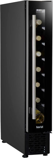 7 Bottle Slim Wine Cooler Fridge Digital Touch Control Quiet Under Counter