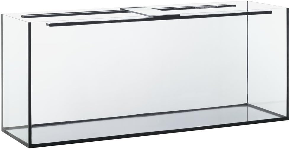 300L Glass Aquarium Fish Tank With LED Lid Large Tropical Display