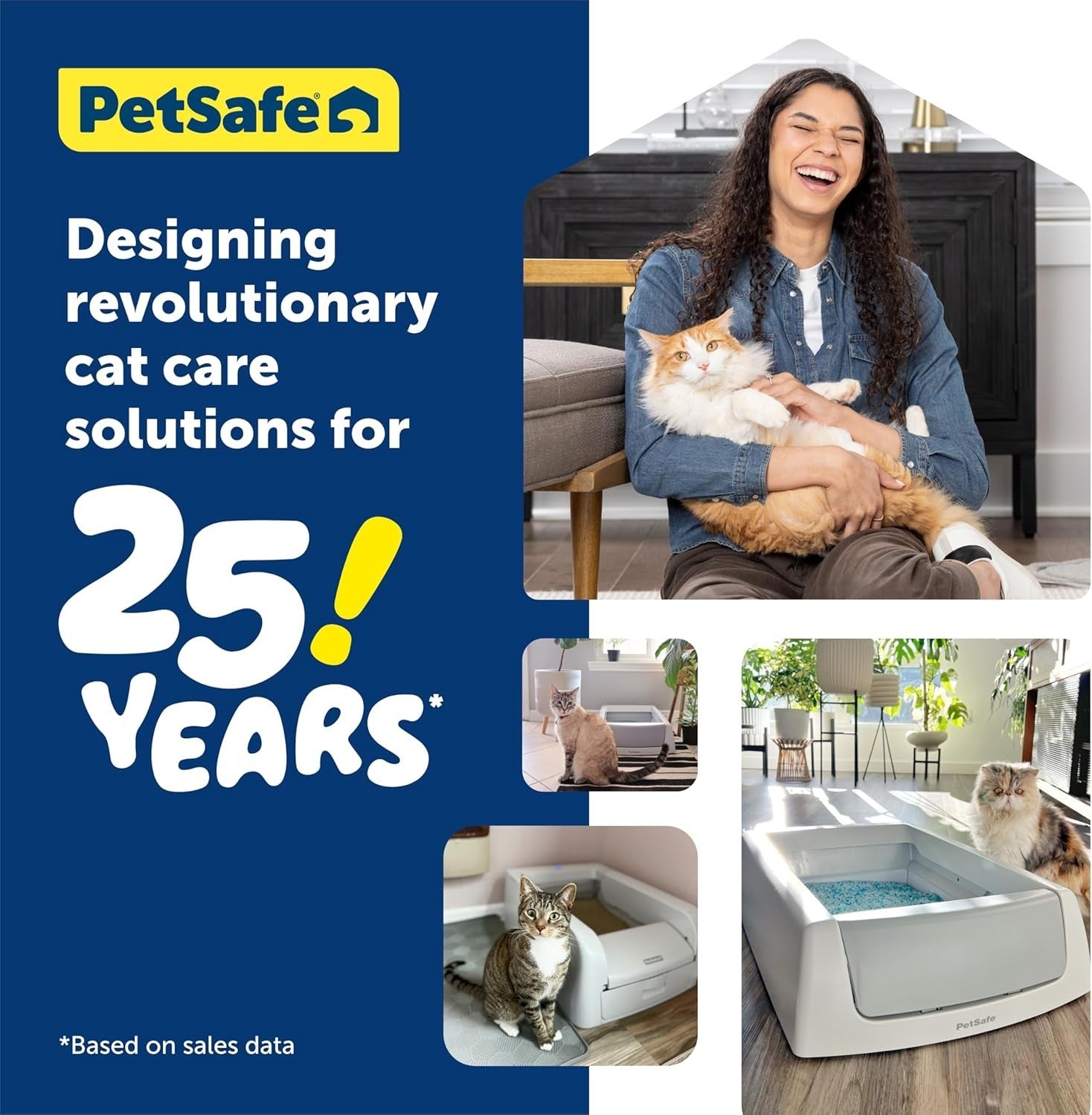 Self Cleaning Cat Litter Box Automatic Rake Odor Control Multi Cat