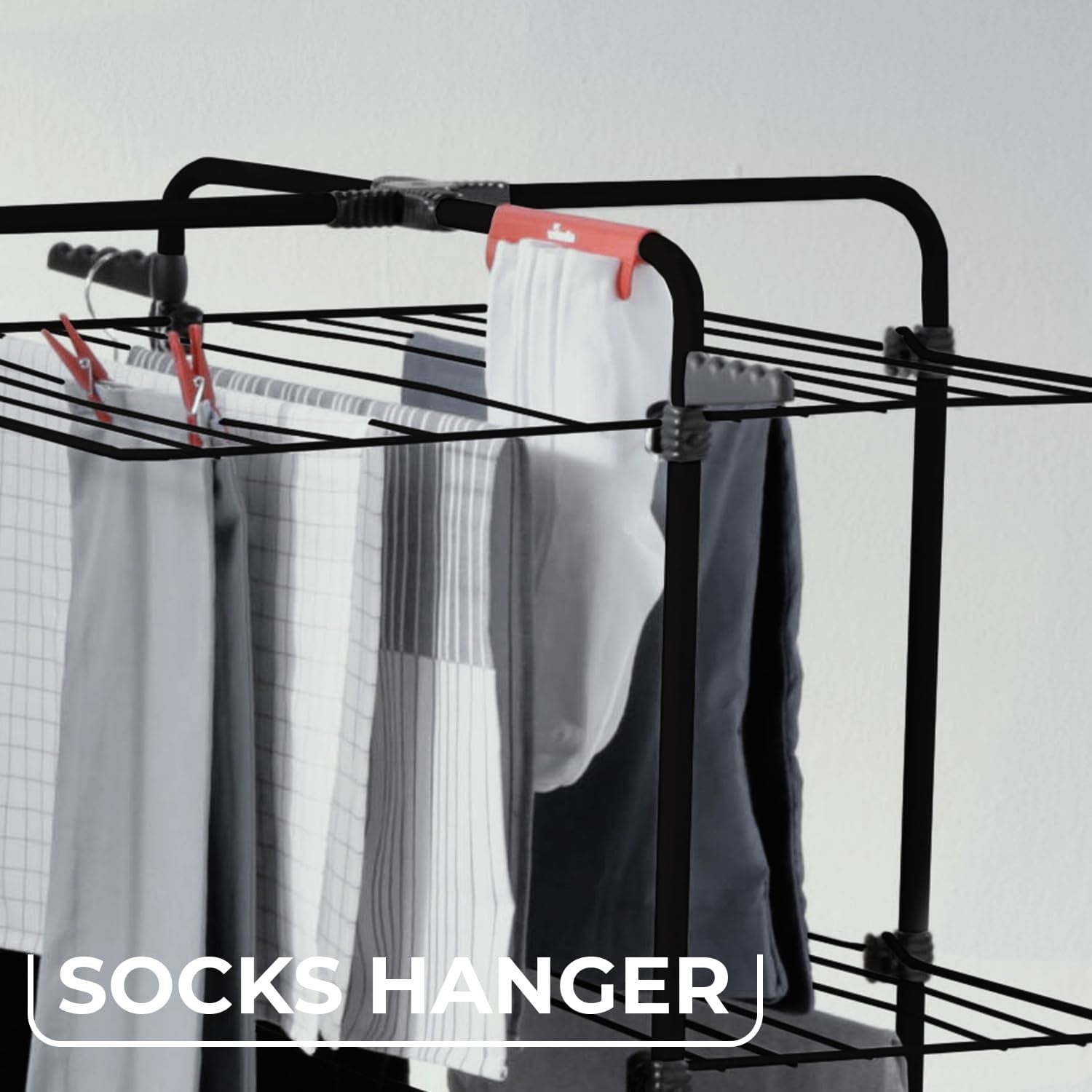 3 Tier Clothes Airer Drying Tower 30m Line Folding Rolling Indoor