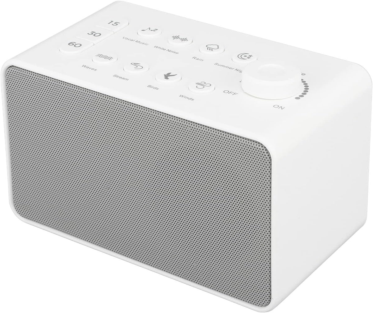 White Noise Machine USB Portable 8 Nature Sounds Baby Sleep Aid