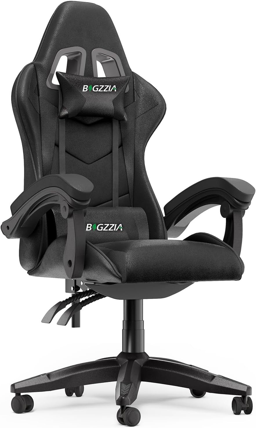 Ergonomic Gaming Chair Reclining Office Chair w/ Lumbar Black