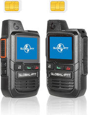 4G LTE Walkie Talkies 2 Pack PoC Push To Talk Unlimited Range Radio