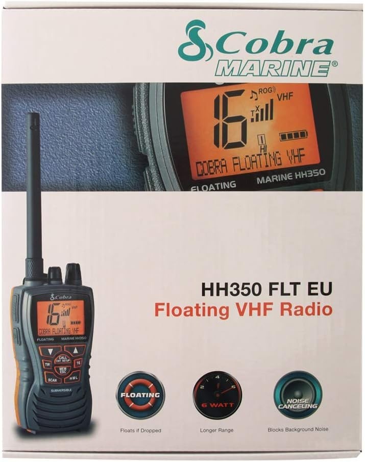 Waterproof Marine Handheld Radio Long Range 16 Channel Floating VHF