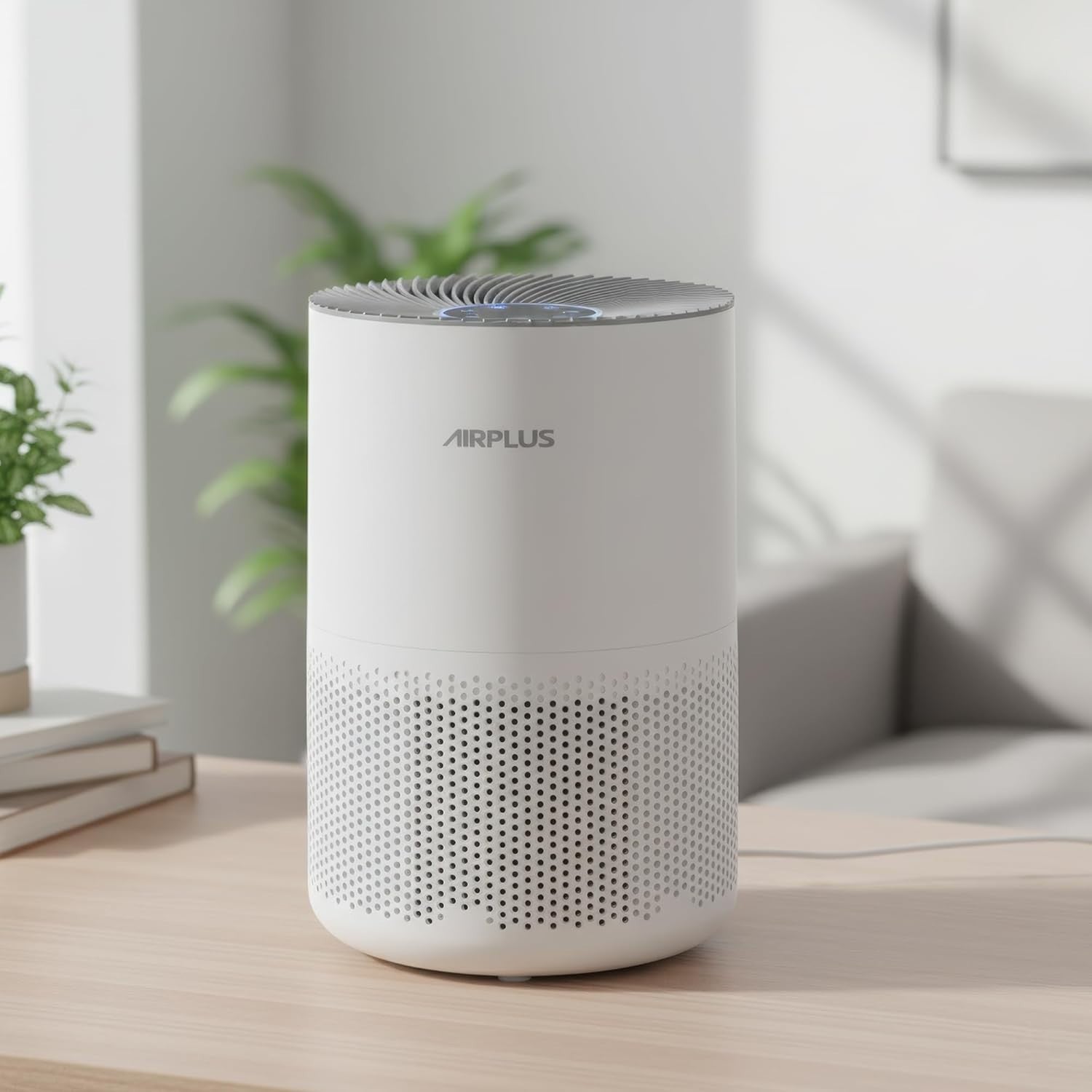 HEPA Air Purifier Bedroom 1073ft² Quiet Sleep Auto Child Lock
