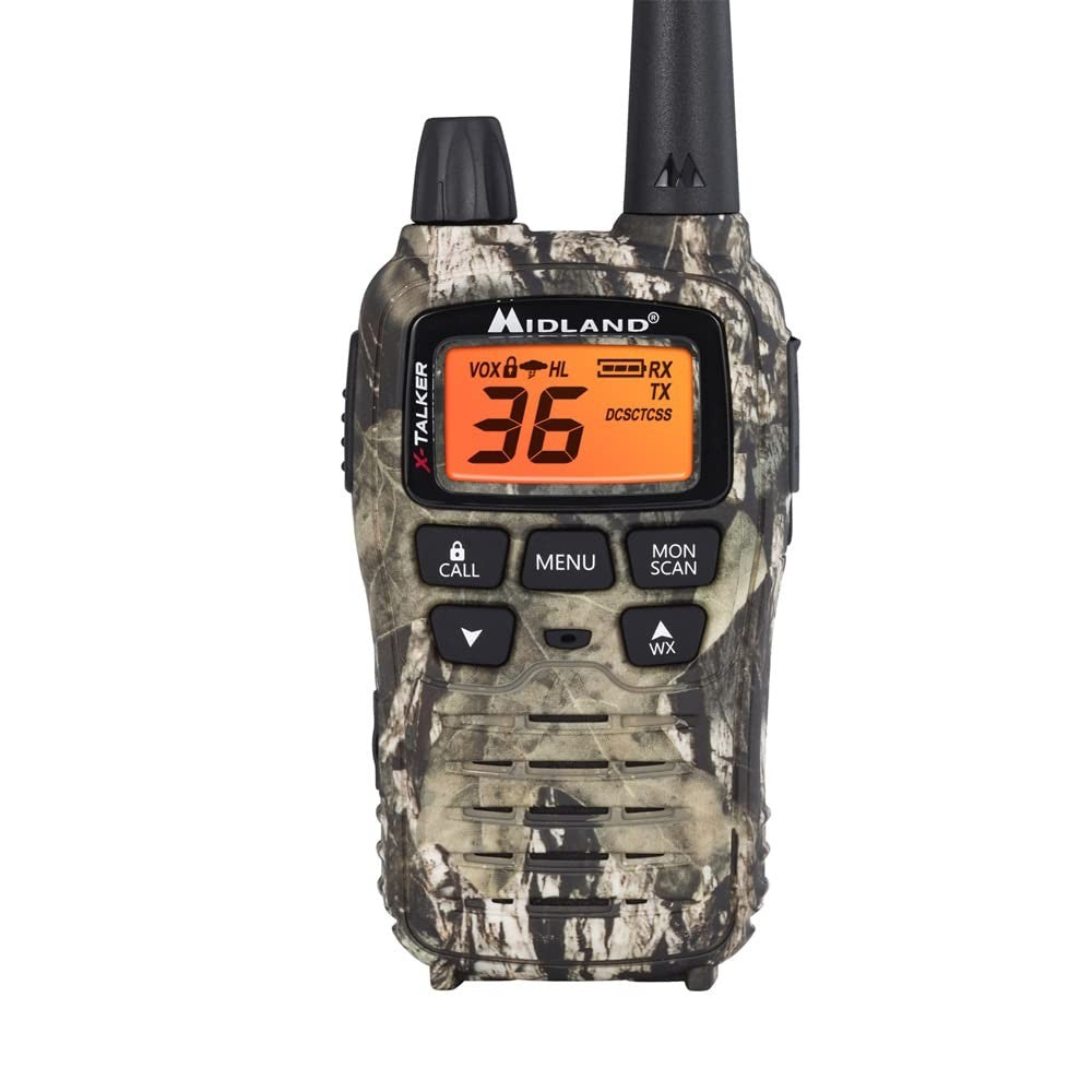 Long Range Walkie Talkie 36 Channel 38 Mile NOAA Weather Alert Radio