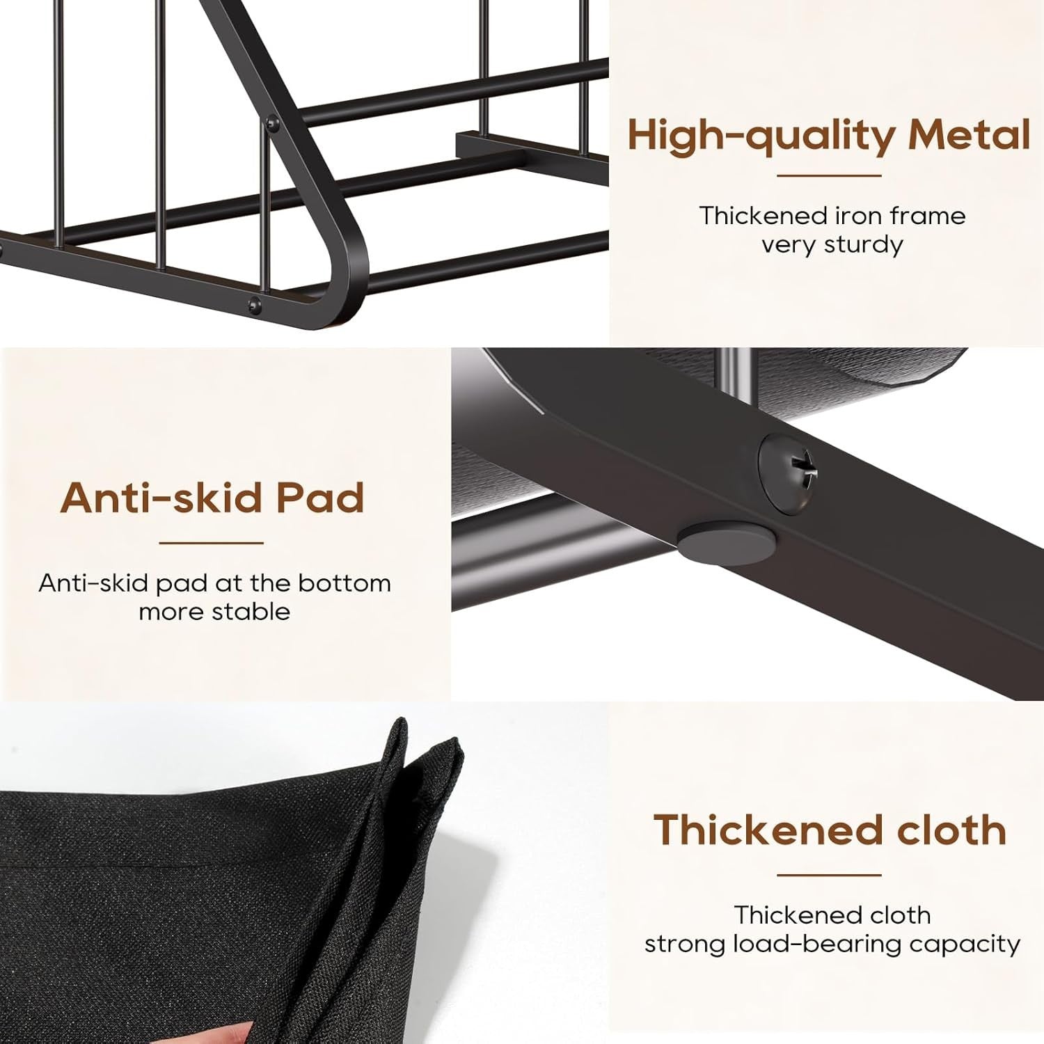 3 Tier Vinyl Record Storage Stand LP Album CD Rack Holder Organizer