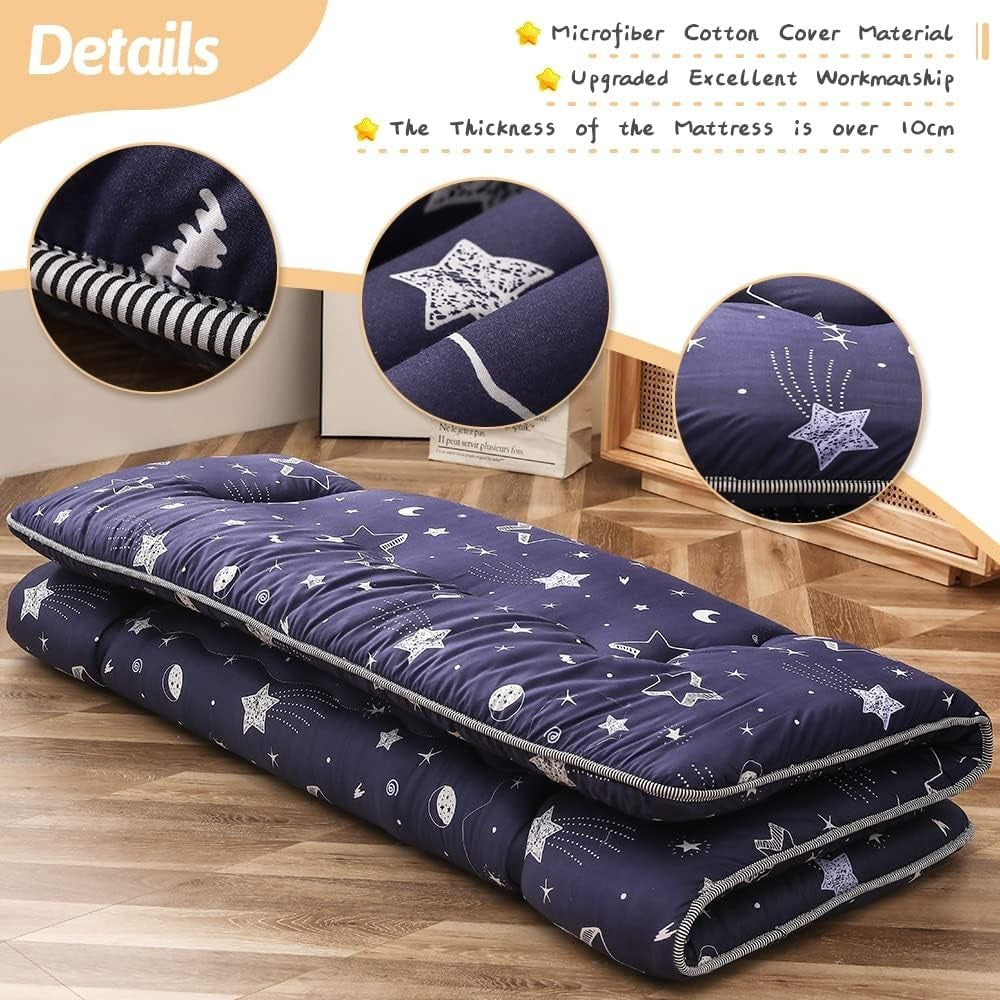 Japanese Floor Futon Mattress Single Roll Up Bed Thick Tatami Foam