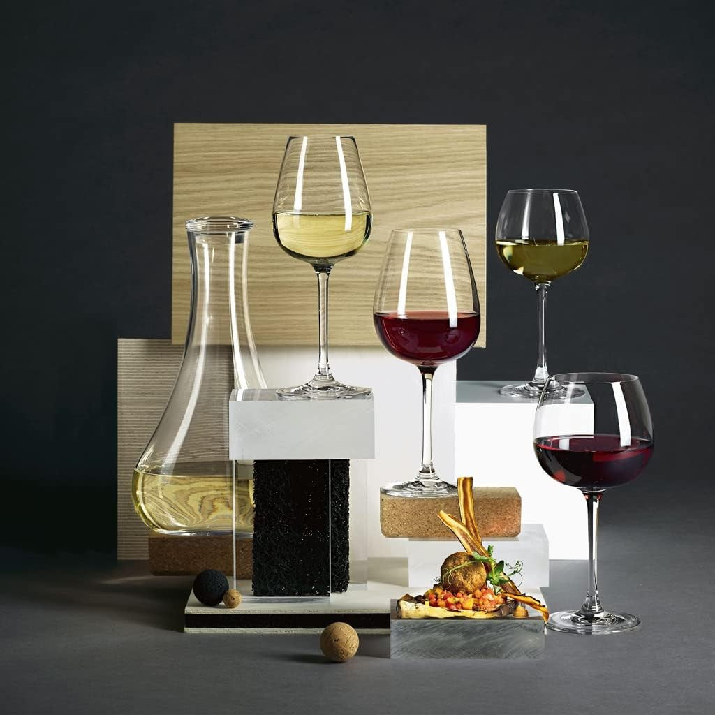0.75L Crystal Wine Decanter Clear Glass Carafe Elegant Aerator for White & Red W