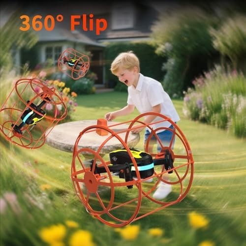 Mini Drone for Kids & Beginners, Dual Mode RC Quadcopter with 3D Flips