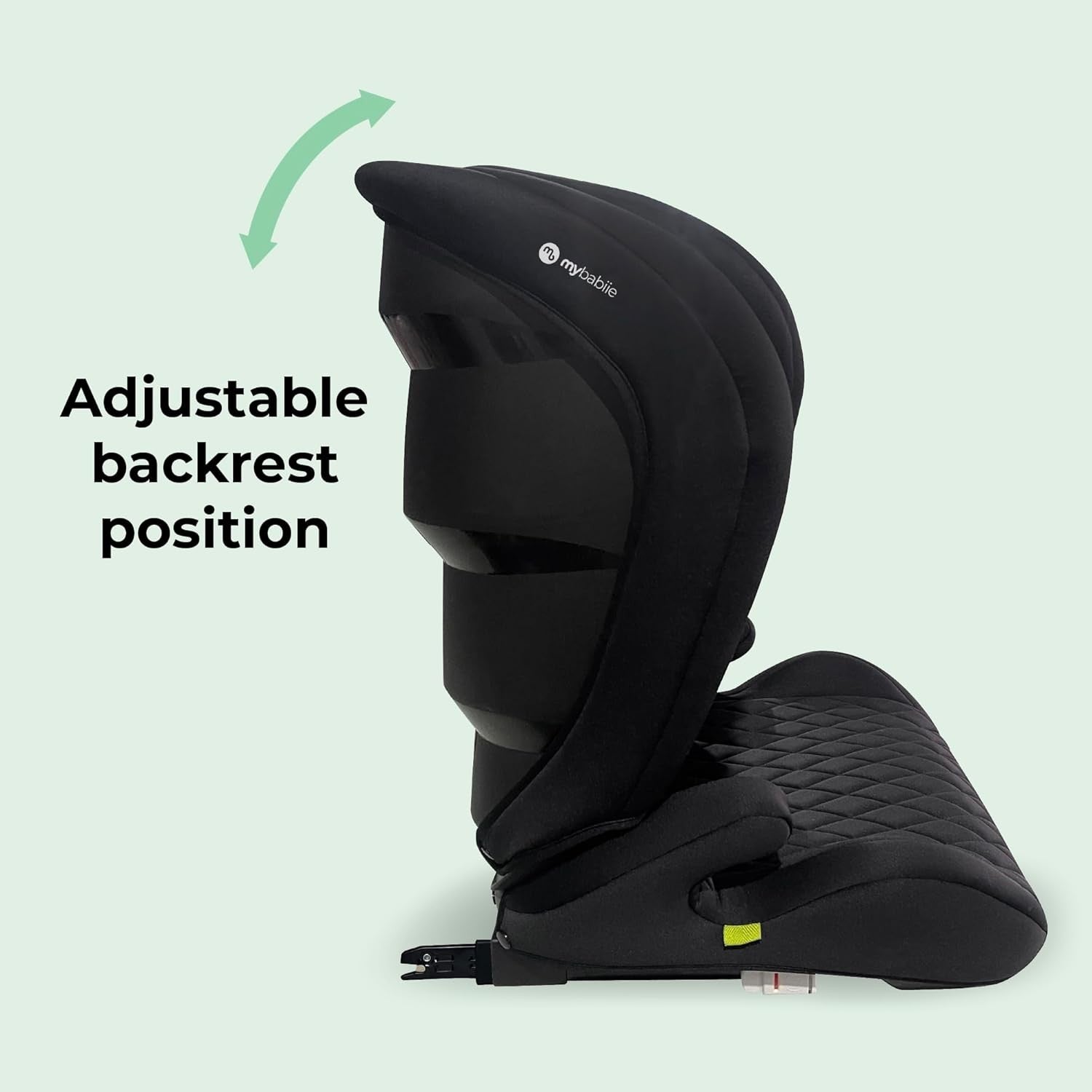 Highback Booster Car Seat ISOFIX Group 2/3 4–12Y i-Size Adjustable Headrest