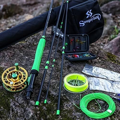 9ft 5/6wt Fly Fishing Combo Carbon Rod Reel Kit Case