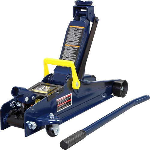 2.5 Ton Low Profile Hydraulic Trolley Jack 85–380mm Quick Lift Heavy Duty Steel