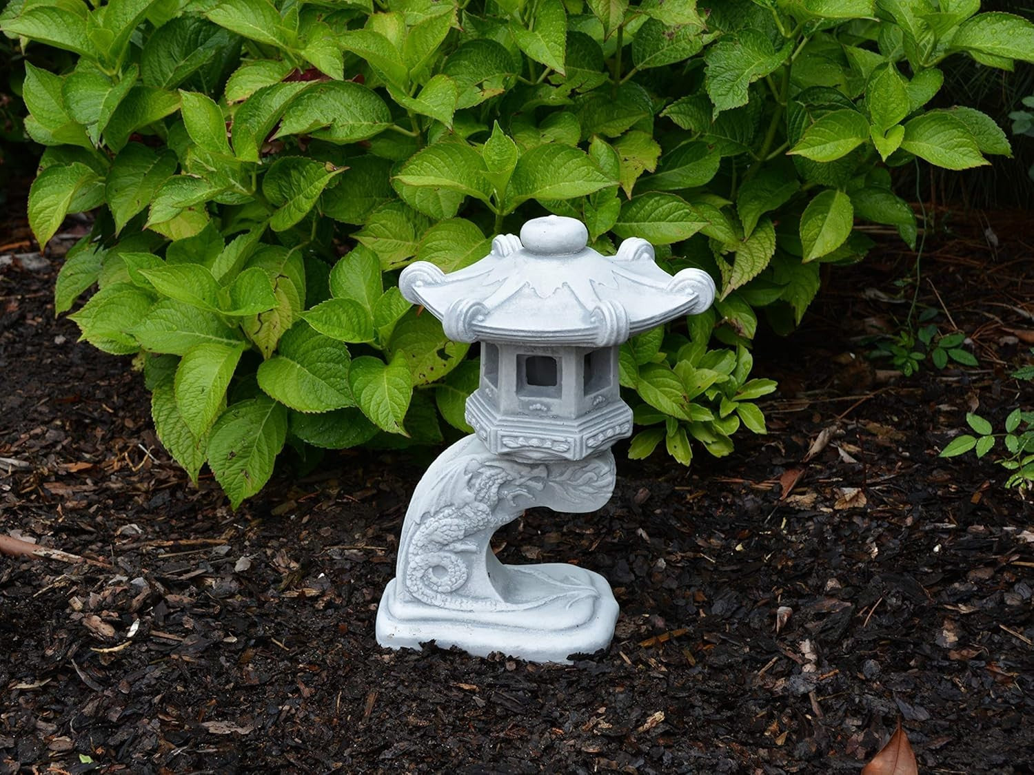 Rankei Japanese Stone Lantern 32 cm – Frostproof Outdoor Garden Decor