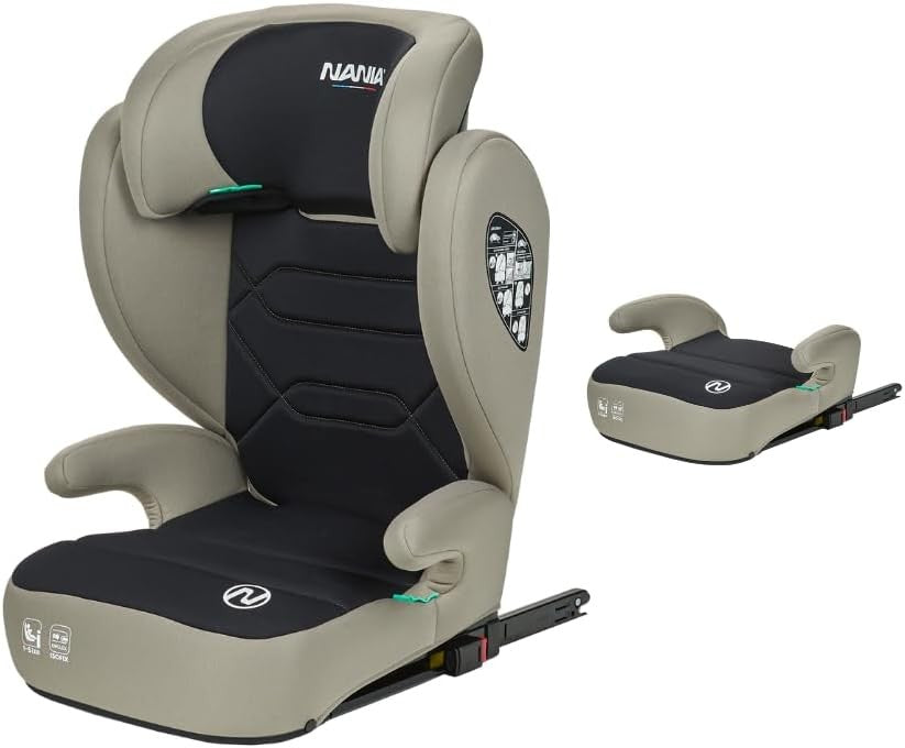 i-Size ISOFIX High Back Booster Seat 100–150cm Side Impact Adjustable
