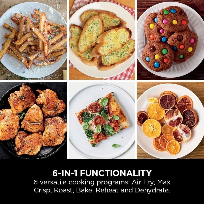 Vertical Dual Drawer Air Fryer 7.6L | Slim 4-Level Cooker | 6-in-1 Fast Healthy