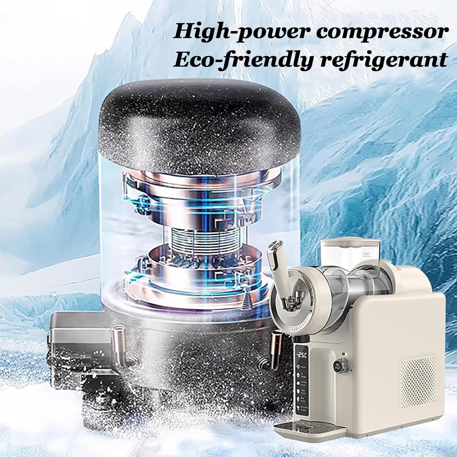 Commercial Slush Machine 1.8L Frozen Drinks Auto Clean Touch Control