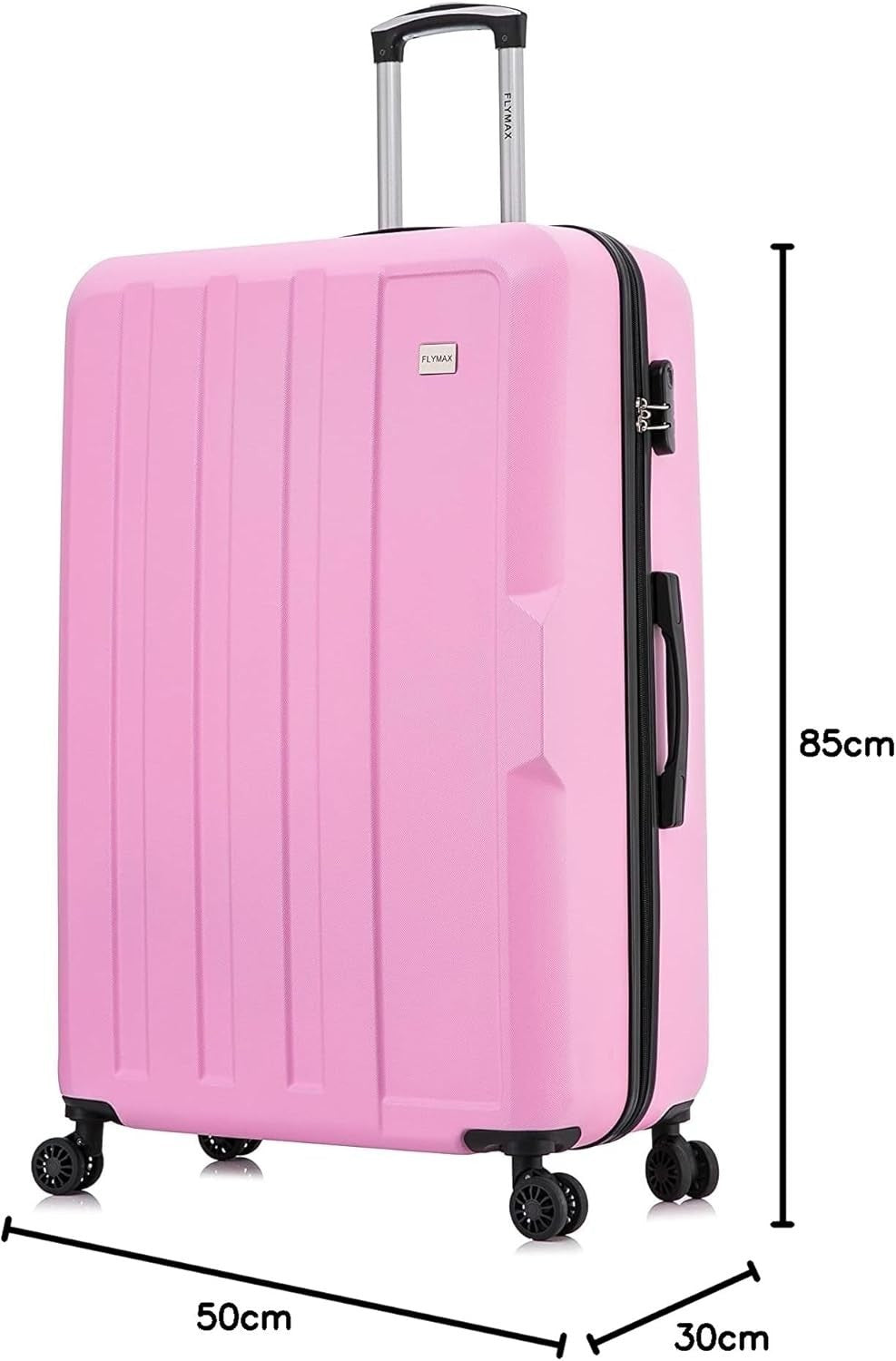 32 Inch XL Check In Luggage Extra Large ABS Hard Shell 4 Wheel Spinner 138L