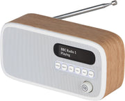 Portable DAB/DAB+ FM Radio Bluetooth, Alarm Clock Rechargeable