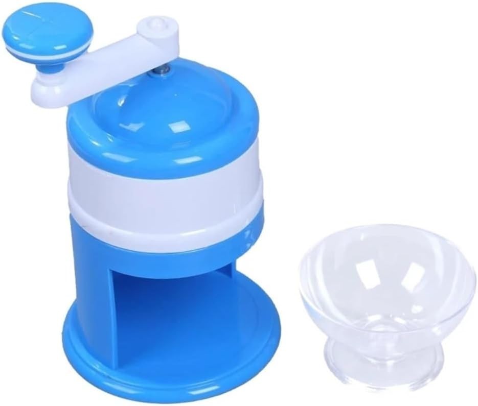 Manual Ice Crusher Slush Maker Hand Crank Shaved Ice Machine Home Use