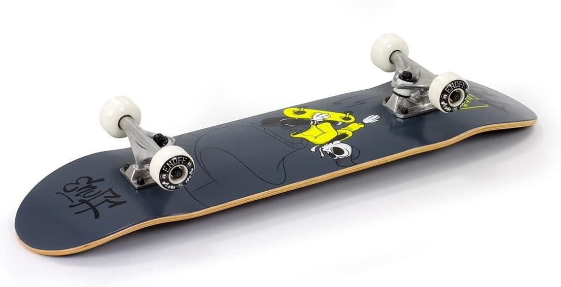 Skully Complete Skateboard 31.5" × 7.75" Maple Wood Beginner Black