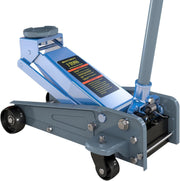 3 Ton Hydraulic Floor Jack 13.5–46cm Heavy Duty Fast Lift Carbon Steel Blue