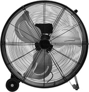 24"/59cm Industrial High Velocity Drum Fan – 3 Speeds Heavy Duty Portable Floor