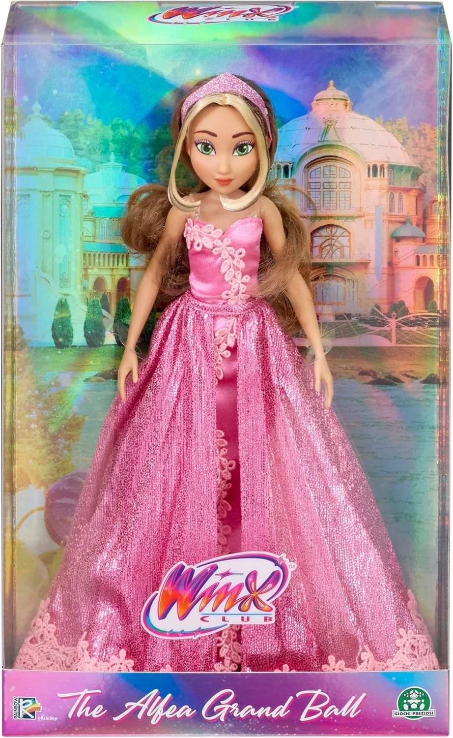 Fairy Princess Doll Pink Ball Gown Tiara Articulated Collectible