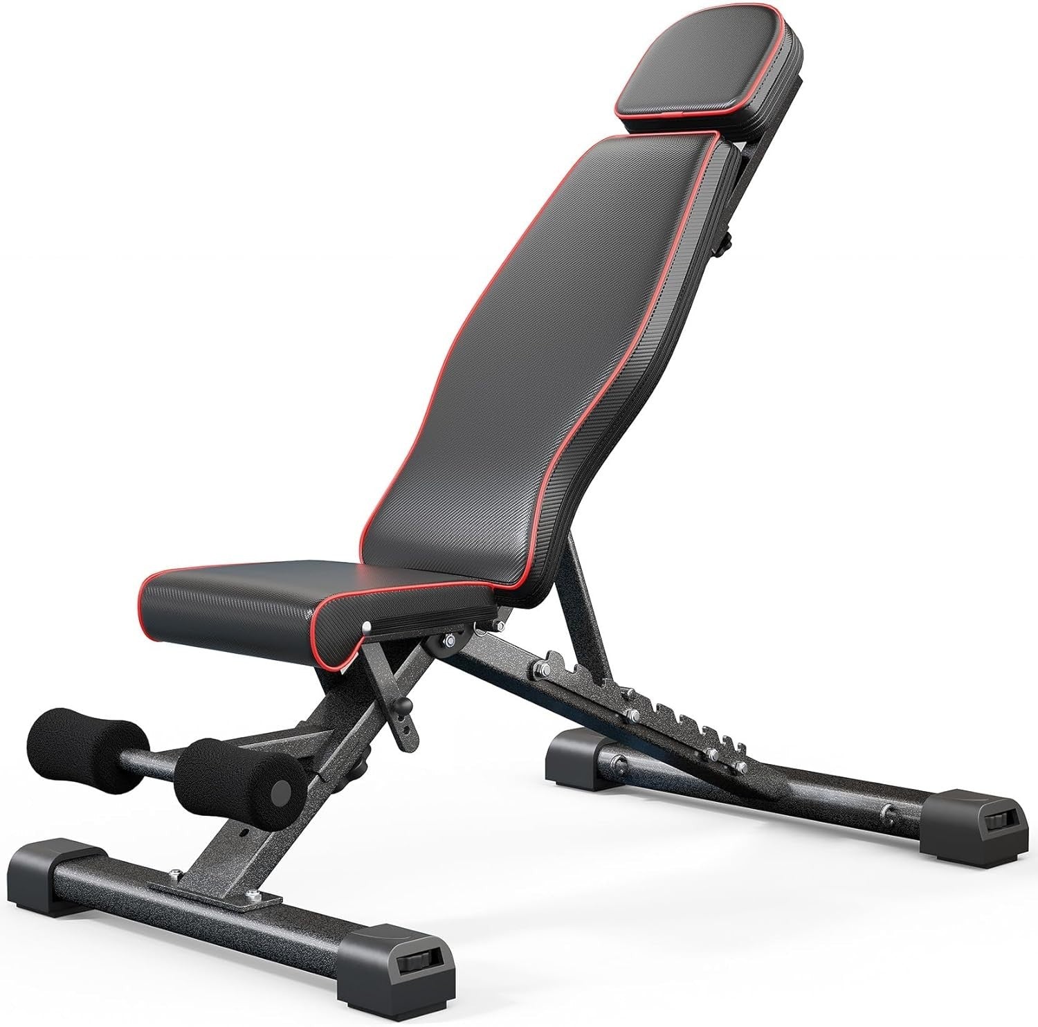 Extra Large Foldable Weight Bench 880lb Vertical Press Full Body Gym