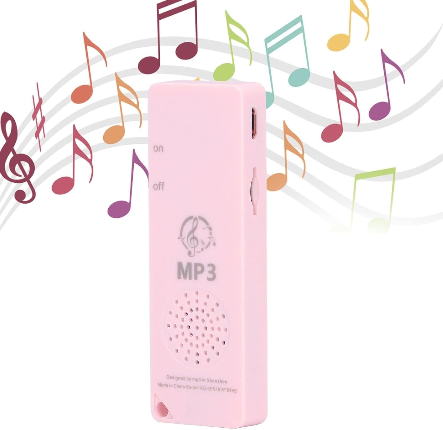 Mini MP3 Player Lossless Sound 64GB Support Portable Pink