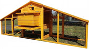 10FT XXL Chicken Coop 3mm Welded Wire Run 302cm