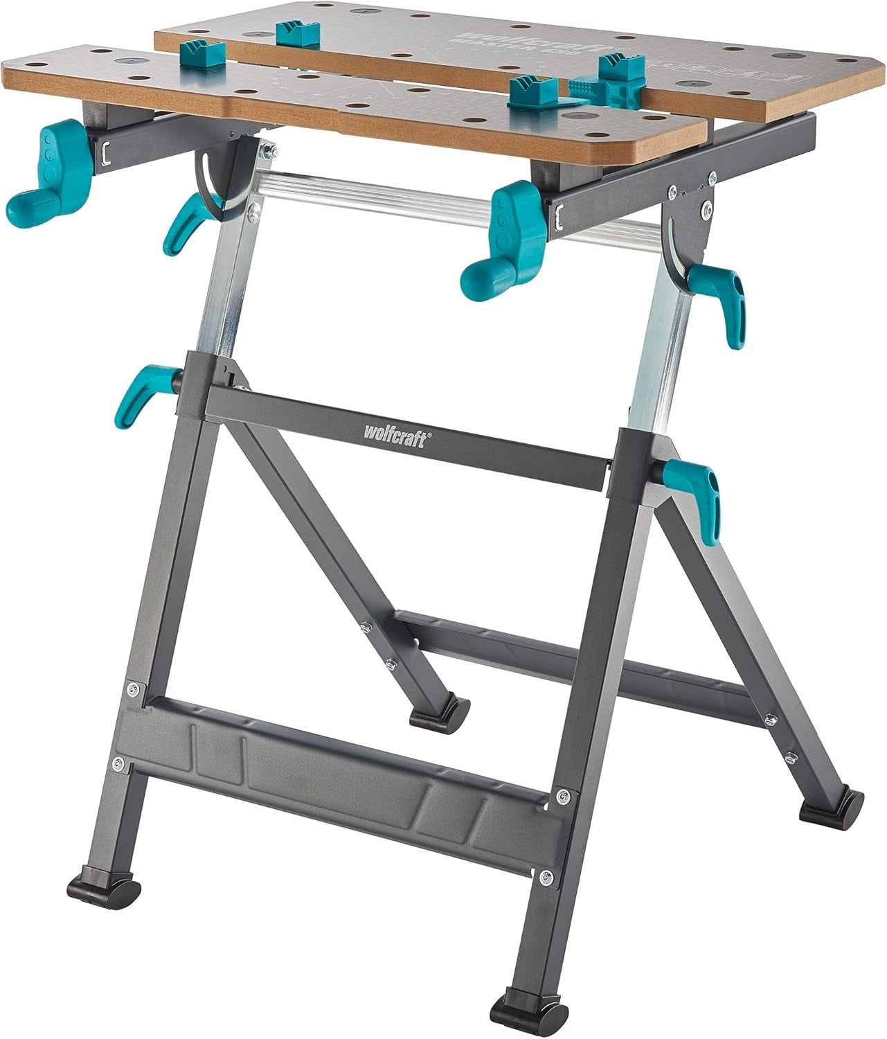 Height Adjustable Clamping Work Table 120kg Load Swivel Bench Ergonomic DIY