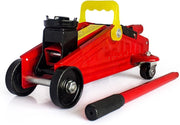 2 Ton Hydraulic Trolley Floor Jack 140–290mm Heavy Duty Car Lift Red