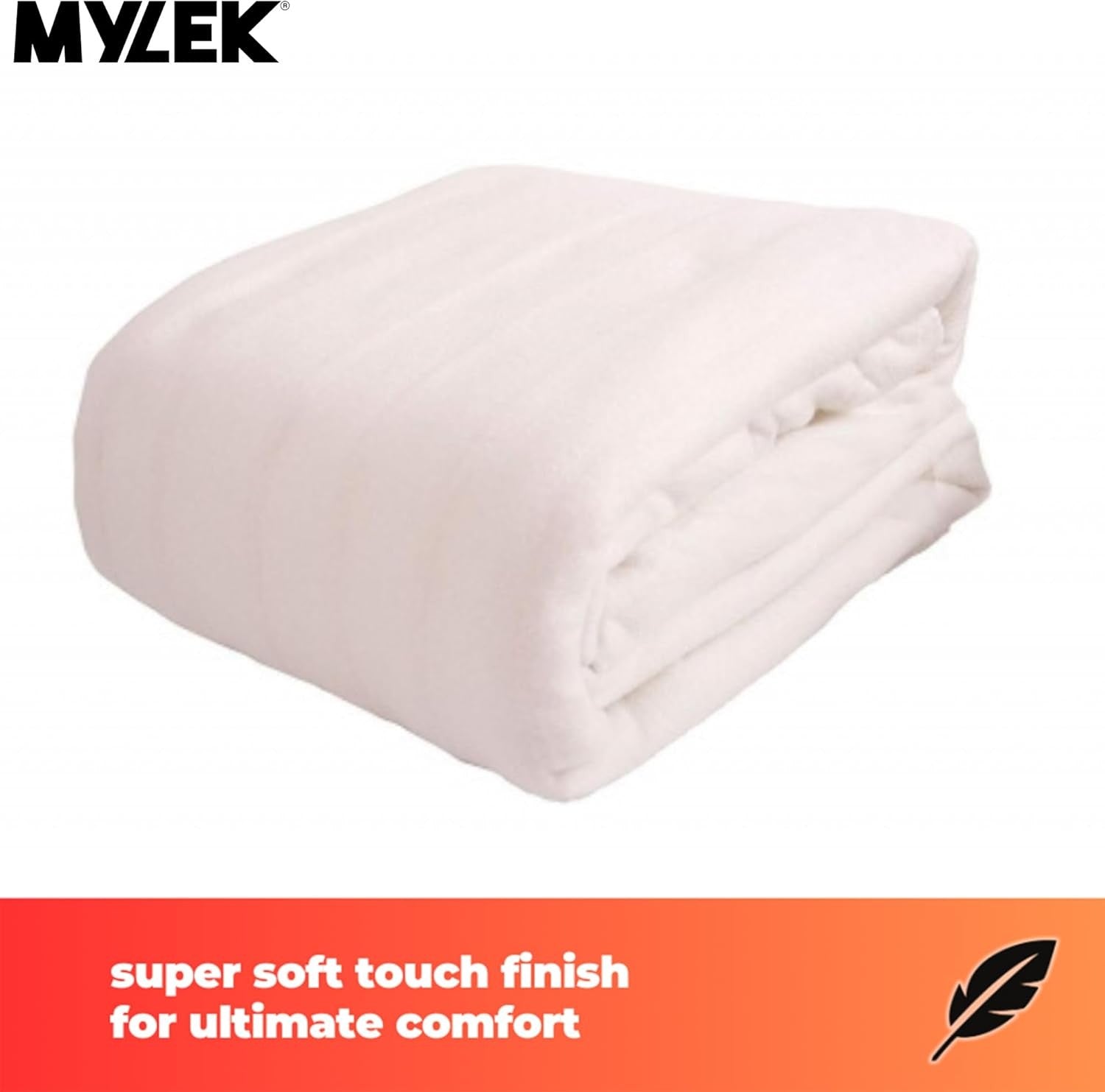Electric Heated Underblanket Single Fitted Washable Fast Heat Safe Night