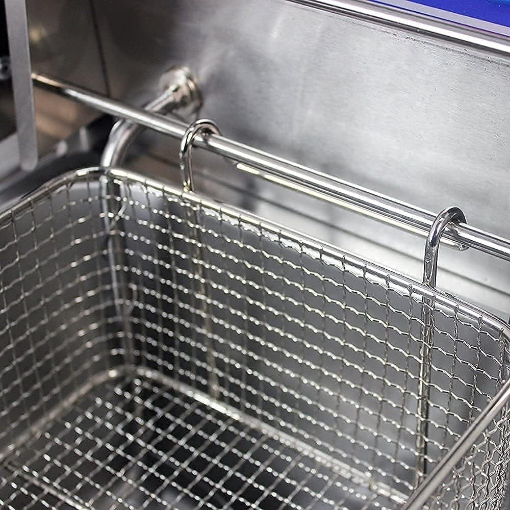 20L Double Deep Fat Fryer 5000W Commercial Stainless Steel Countertop